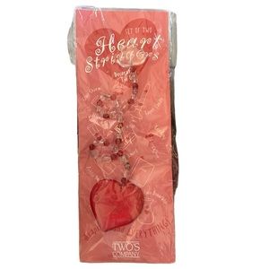 NEW Heart Stringers Decorative Tie On Set of 2